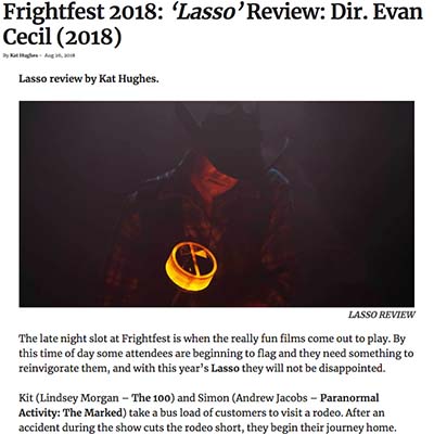 Frightfest 2018: ‘Lasso’ Review: Dir. Evan Cecil (2018)